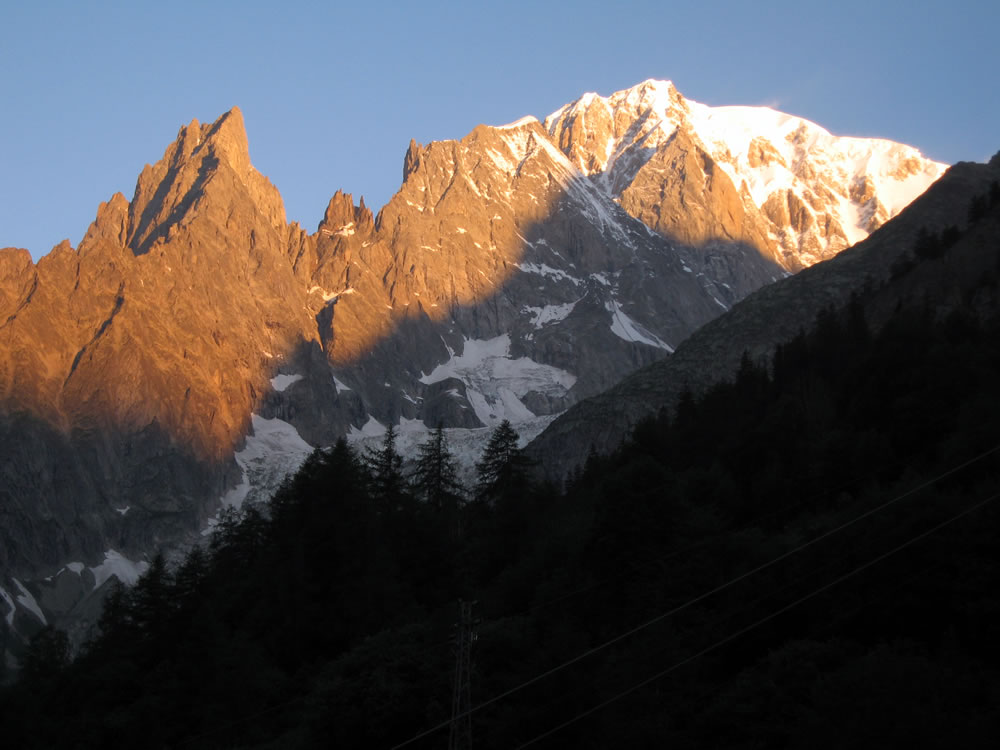 Monte Bianco 4810m, via normale italiana